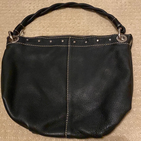 Fossil Bags Fossil 7582 Black Leather Shoulder Bag Poshmark
